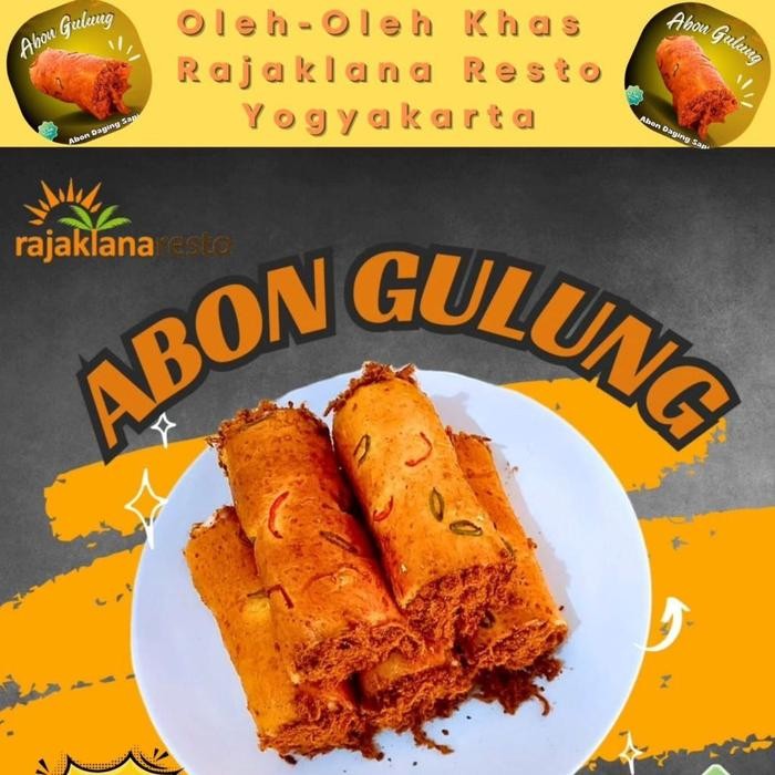 

Abon Gulung Rajaklana isi 8 oleh oleh khas jogja