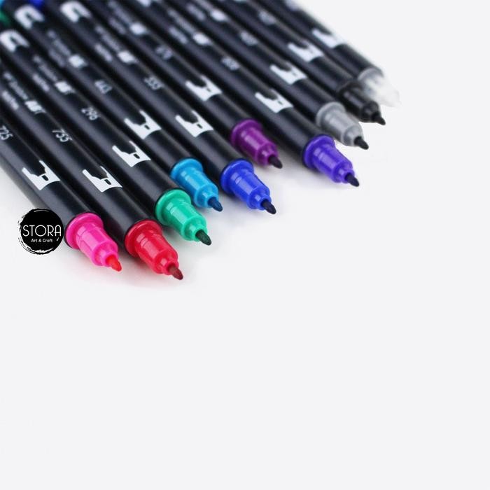 

tombow dual brush pen set galaxy palette - isi 10 kode 735