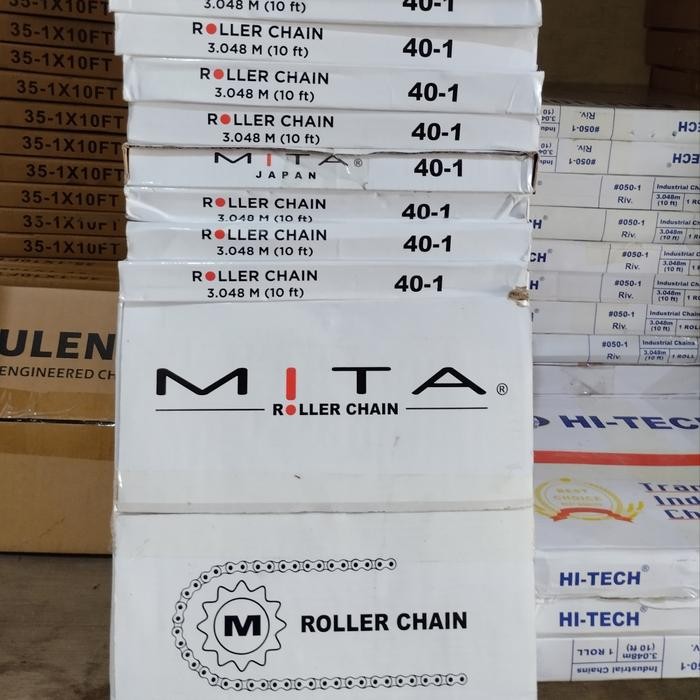 ROLLER CHAIN RS 40-1 HITECH RANTAI SINGLE