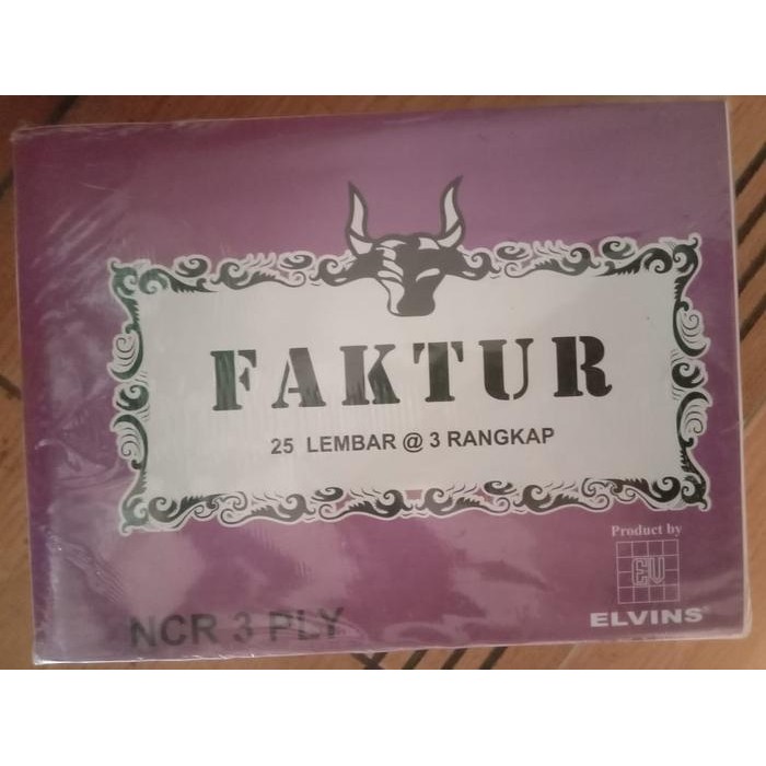 

Binder Nota Faktur 3Ply [10/Pak] Elvins-Faktur 3Rangkap