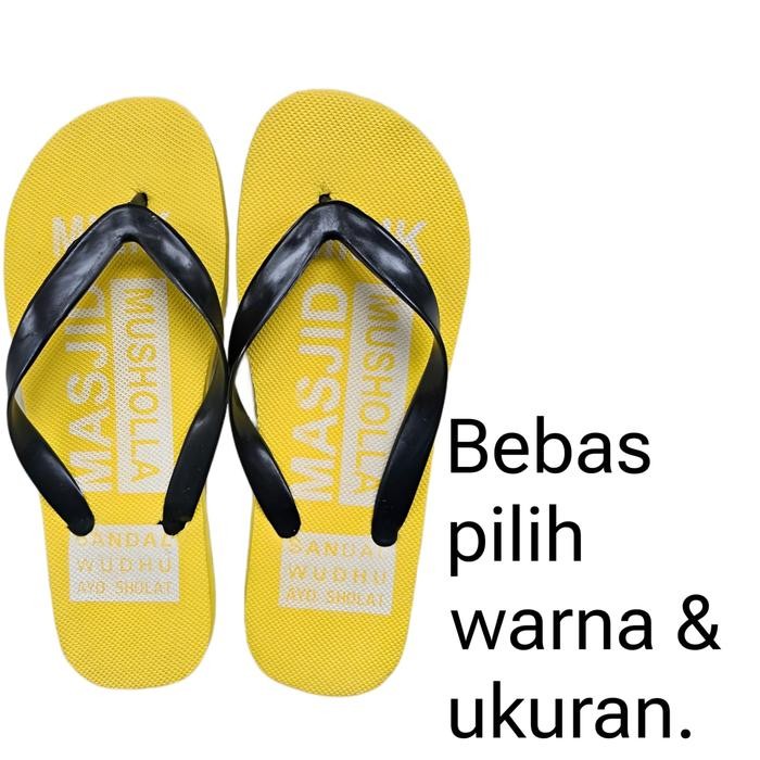 PALING MURAH PAKET 20 PASANG SANDAL WUDHU MASJID / SANDAL MASJID / SANDAL WAKAF