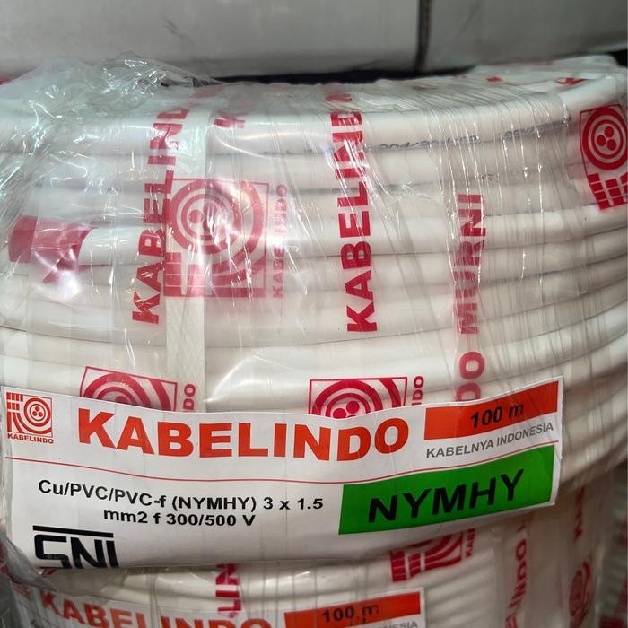 Kabelindo Nymhy 3X1.5Mm @.100M / Kabelindo Nymhy 3X1.5 Panjang 100M