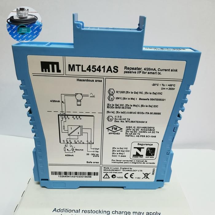 Mtl Repeater Current Sink Mtl4541As