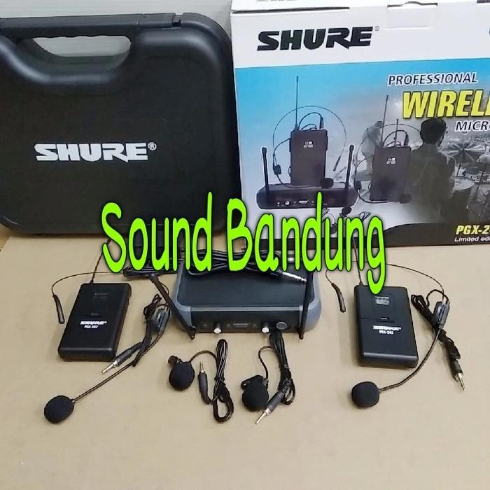 TERMURAH mic wireless shure PGX242 clip on