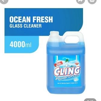 CLING Pembersih Kaca Biru 4 L Kode 552