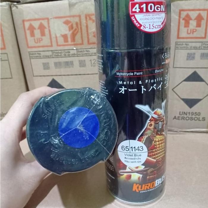 Samurai Paint Kurobushi Cat Semprot Pilox Pilok 1143** Violet Blue / Ungu Metalik (1143) 400ml /