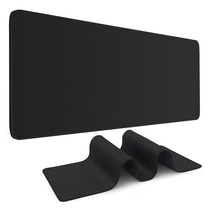 [Expert] Triple W 120x60 Mousepad Gaming XXL All Black Non-Slip Rubber Base Extra Large Precision