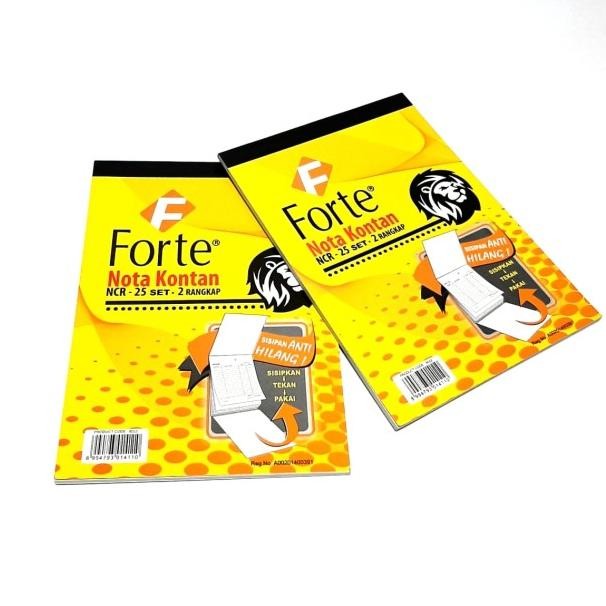 

Gas....!!!! Harga Grosir(1Packs/10Buku)Nota Kontan Forte Rangkap 2 Ncr-25Set Besar