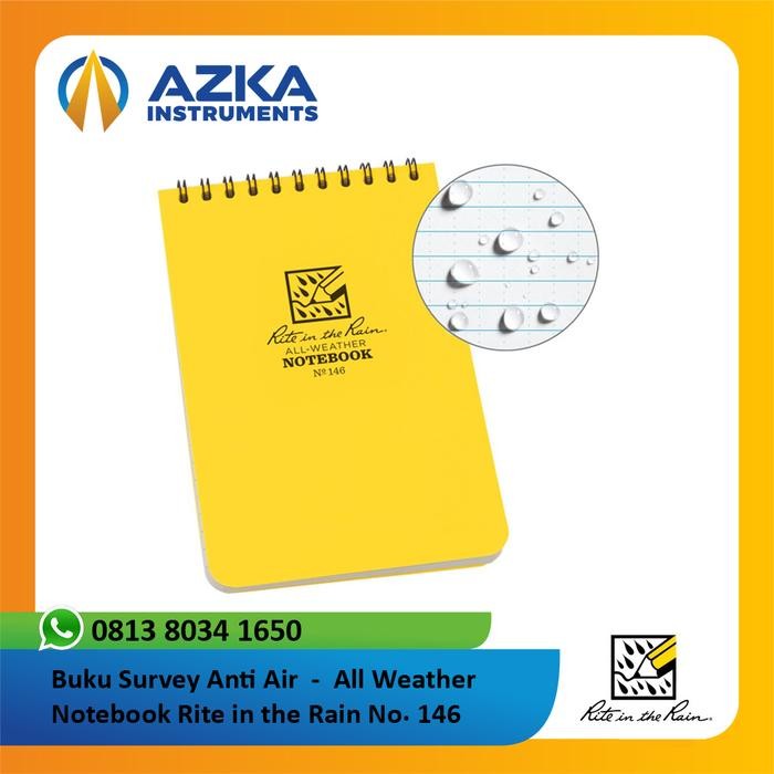 

New....!!! Buku Lapangan Survey Anti Air - Rite In The Rain Rr 146