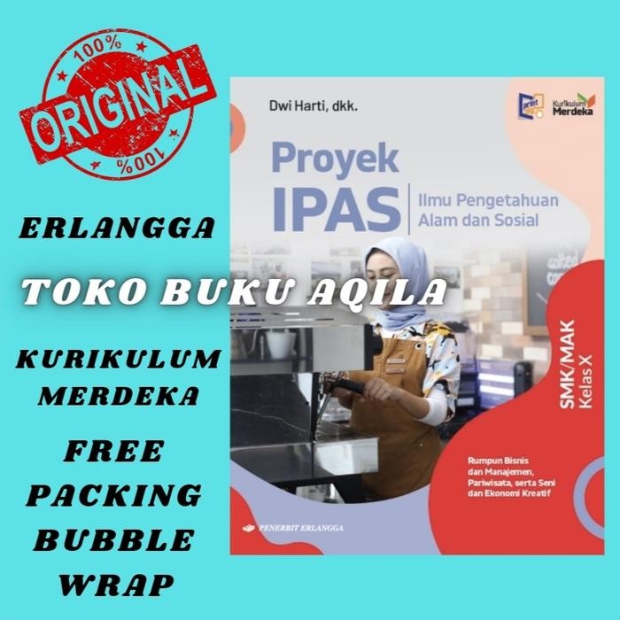 

Ready Buku Proyek IPAS Bisnis Kelas 1 / X 10 SMK Erlangga Kurikulum Merdeka