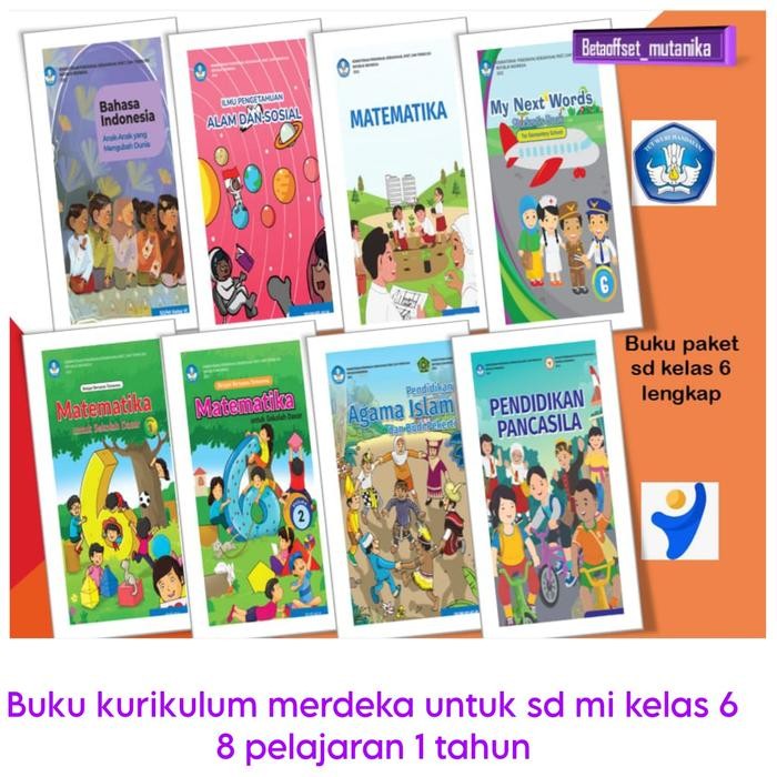 

Ready Buku paket kurikulum merdeka untuk sd mi kelas 6 8 pelajaran 1 tahun