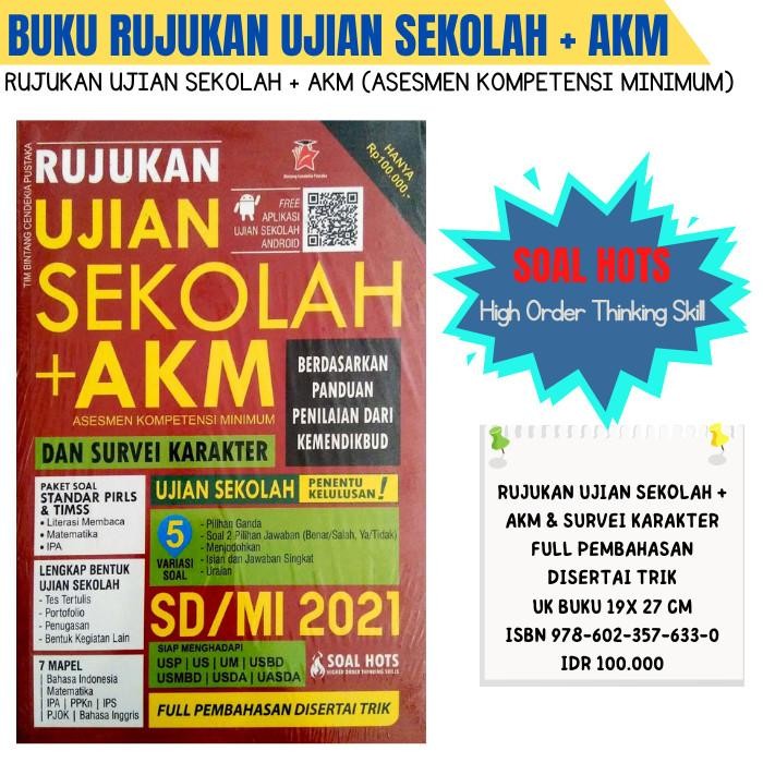 

Ready BUKU BIMBINGAN BELAJAR-RUJUKAN UJIAN SEKOLAH + AKM SD/MI 2021