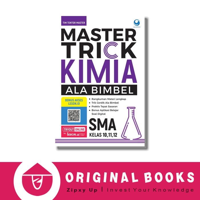 

Ready Buku Master Trick Ala Bimbel Kimia SMA Kelas 10/11/12
