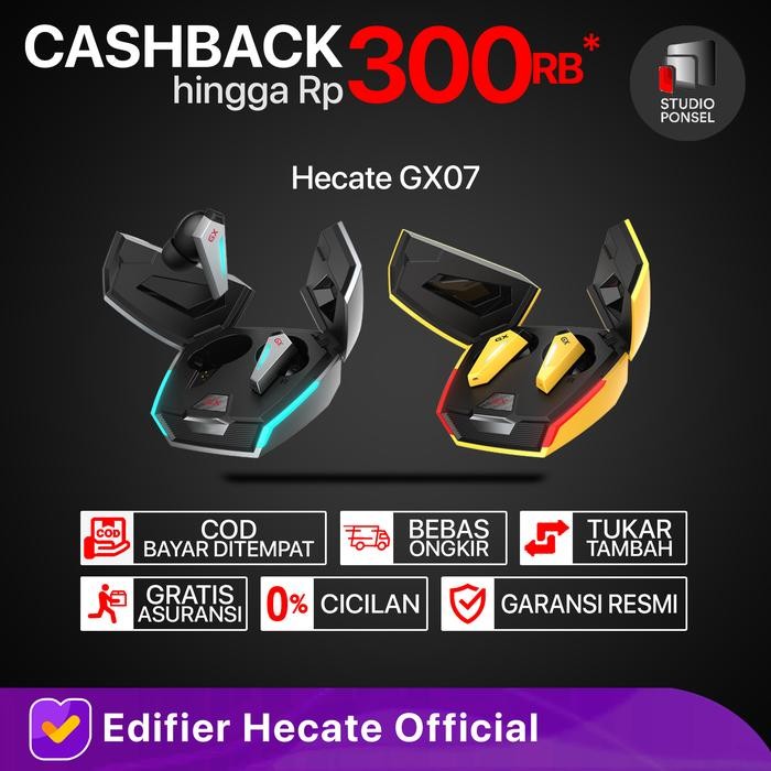 [Expert] Edifier Hecate Headset Earphone Gaming GT4 GX04 GX07 G33 GX G4 TE