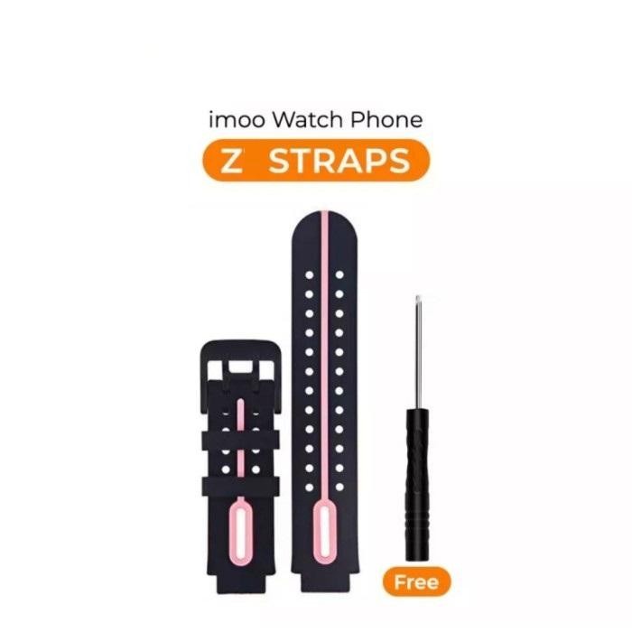 Imoo Z1 Z2 Z3 Z5 Z6 Z7 Rubber Silicone Silikon Strap Tali Jam Tangan Imoo Z1 Z2 Z3 Z5 Z6 Z7