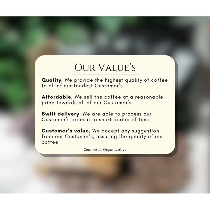 

ARABIKA SIDIKALANG 500G - FRESHLY ROASTED