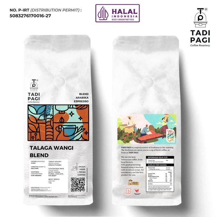 

ESPRESSO BLEND TALAGA WANGI - BIJI KOPI 1 KG