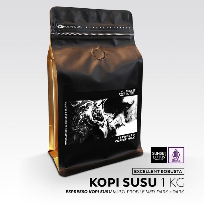 

SUNSET LOTUS EXCELLENT ROBUSTA BLEND KOPI SUSU 1 KG