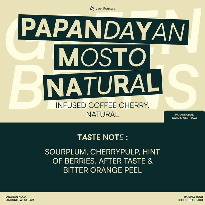 

PAPANDAYAN MOSTO NATURAL GREEN BEANS COFFEE 1KG
