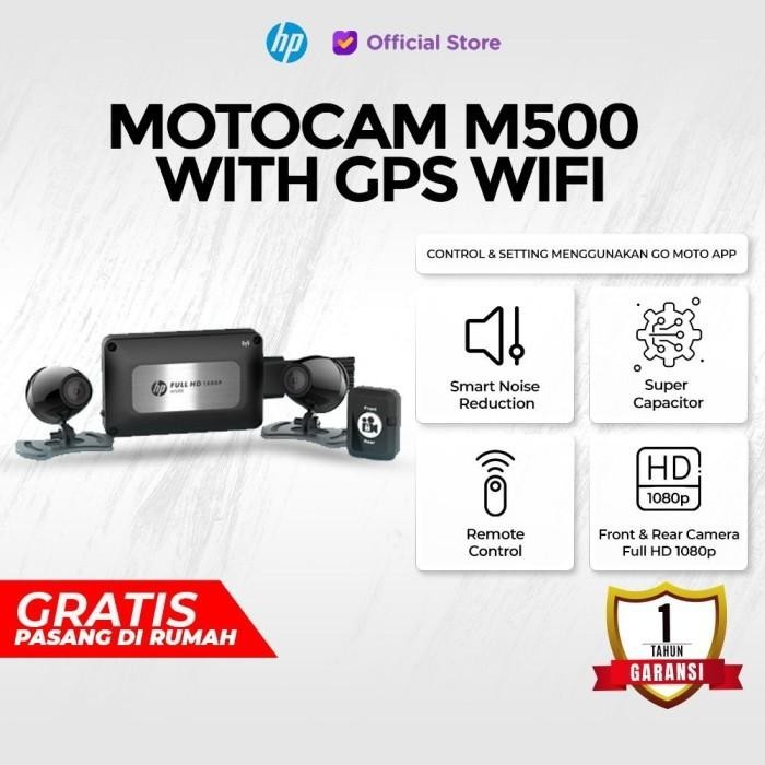 

Terlaris Motor Dashcam Hp Motocam M500 With Gps Wifi