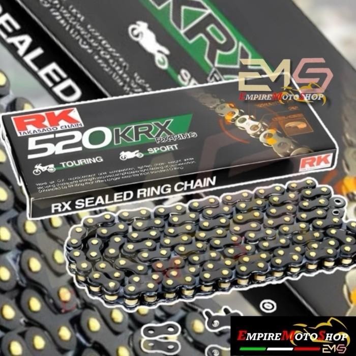 

Terlaris Rk Chain Rantai 520 Ninja 250 Cbr250Rr Zx25R R25 Mt25 Zx6R Z800 Krx Rx