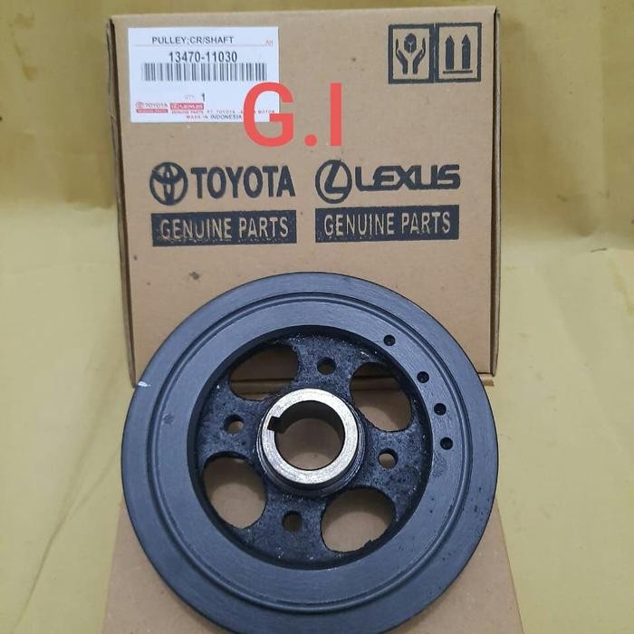 pully kruk as pulley crankshaft Toyota Starlet