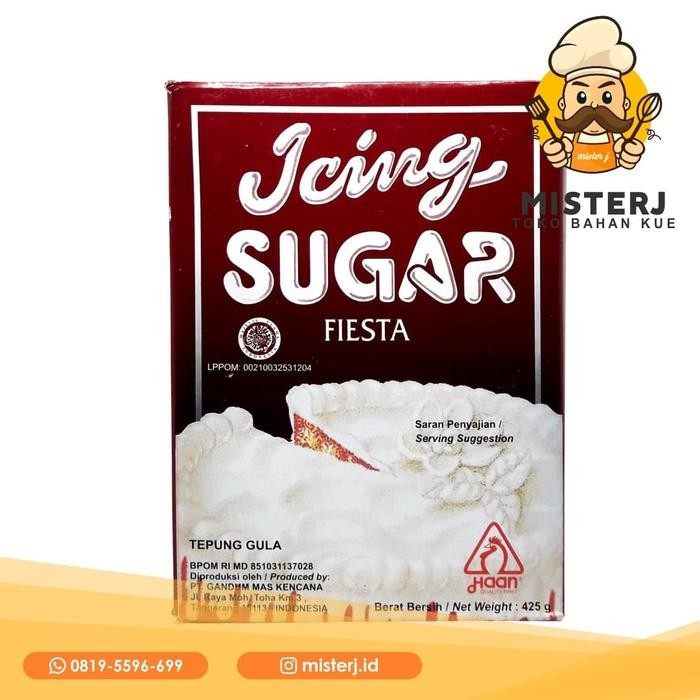 

FREShBgt- HAAN FIESTA ICING SUGAR 425GR - GULA DEKORASI COOKIES