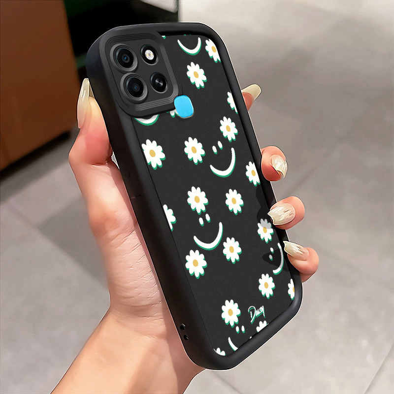 Casing Hp Infinix Smart 6 Infinix Smart 6 Plus Case Casing lembut Softcas sarung HP Kesing tas Emoji