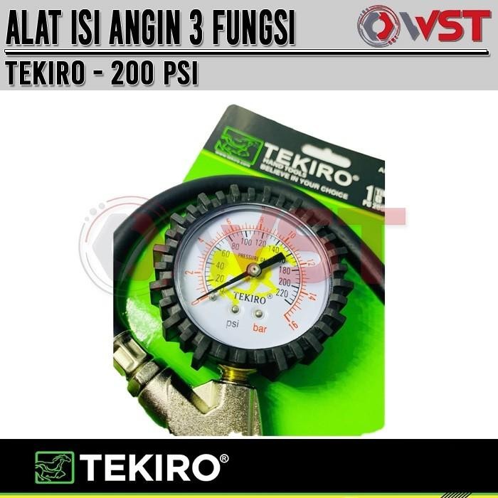 [Allthebest] Tekiro Tire Inflator / Alat Pompa Ban / Isi Angin / Tire Pressure