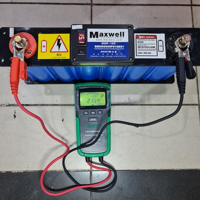 Bagus Capasitor Bank Maxwell Usa 500 Farad 16Volt