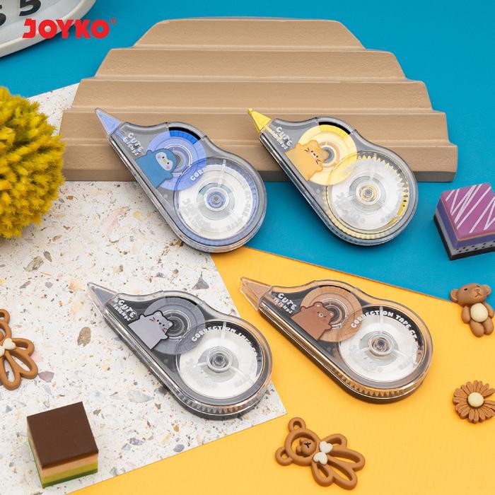 

JOYKO CORRECTION TAPE 12m TIPEX KERTAS JOYKO CT-522 MOTIF LUSIN BOX [12PCS]