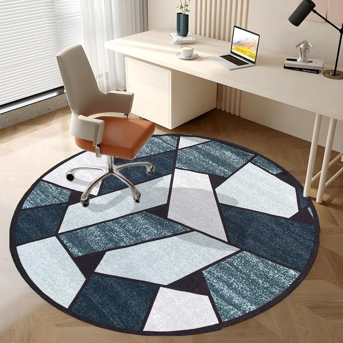 Karpet Bulat Minimalis Anti Slip Diameter 150cm Karpet Lingkaran