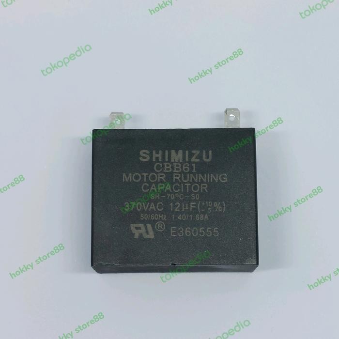 Kapasitor Kapasitor Kotak Pompa Air Shimizu 12Uf Original Ps 116 Bit 12 Uf 370V