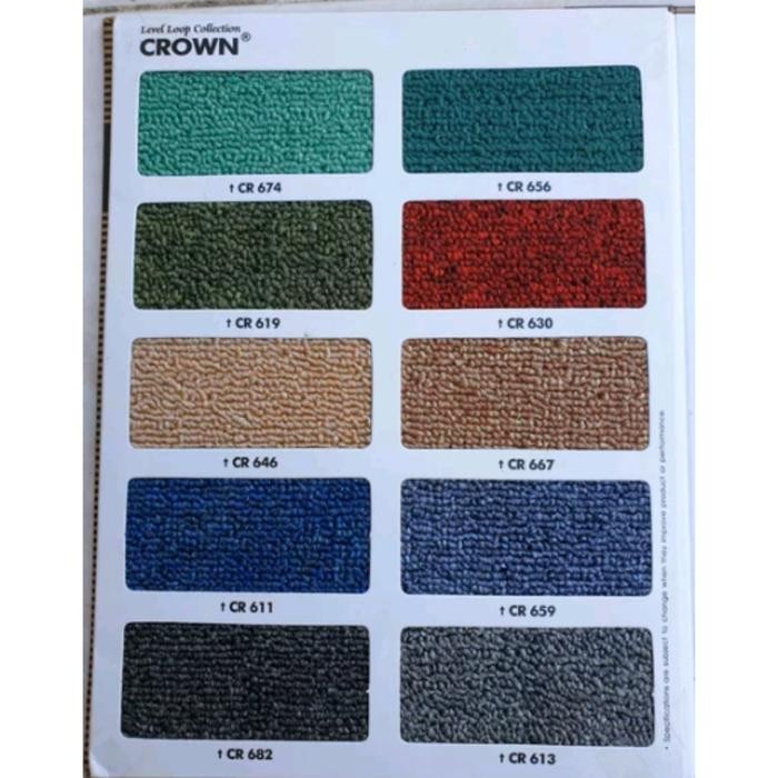 Karpet los Meteran Karpet Crown Jawa Bali Meteran