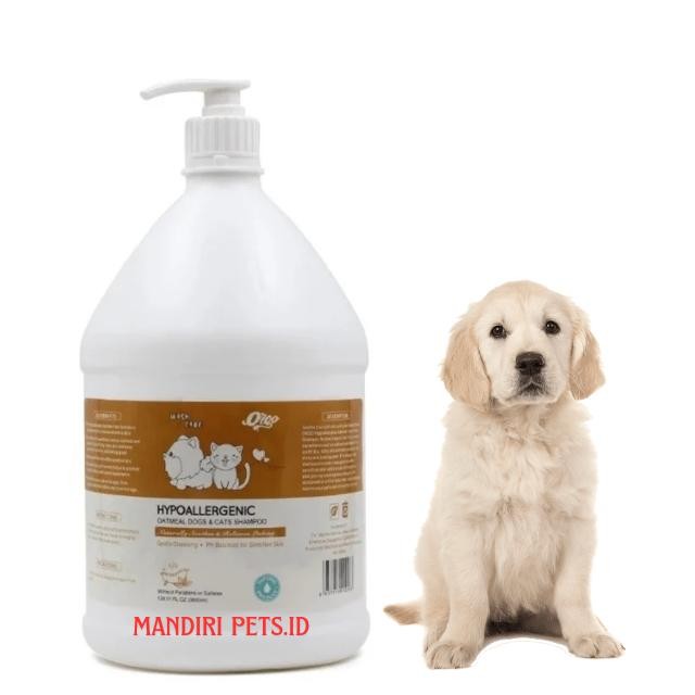 Orgo Dog Shampoo Anjing 3.8L - Shampoo Anjing Poodle - Shampoo Anjing Anti Fungal Jamur