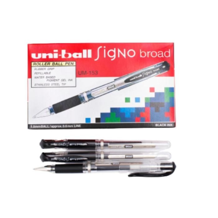 

Pulpen Uniball Signo Broad UM-153 1.0 mm - 1 lusin isi 12 pcs