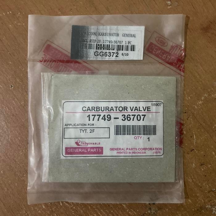 Gobangan Koin Coin Valve Karburator Hardtop Fj40 Fj42 Fj45 Fj55 2F 1F