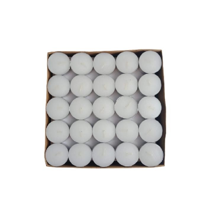 Lilin Tealight Lilin Dekorasi Lilin Kaleng Isi 50Pcs
