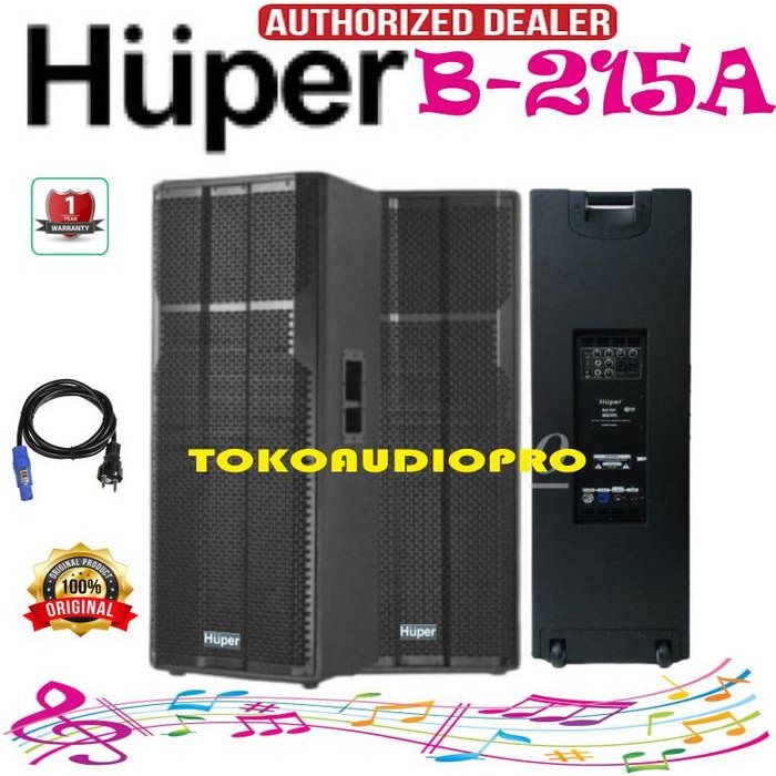 Speaker Huper B215A Dual 15-In Speaker Aktif Huper B-215A