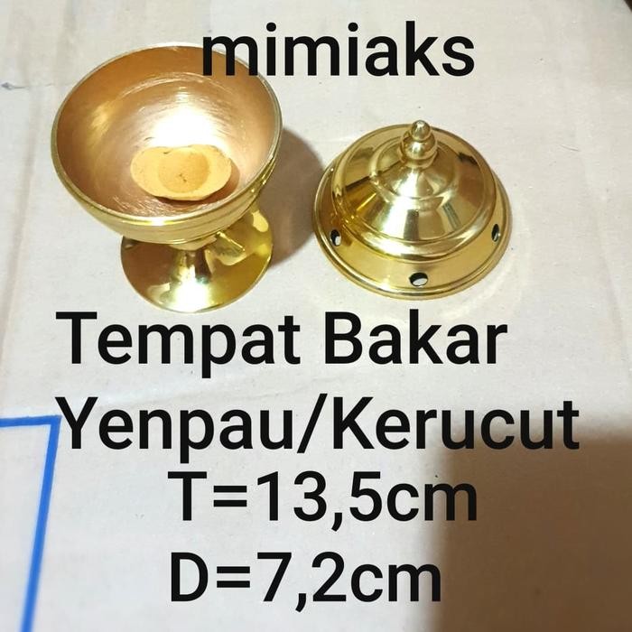 Tempat Bakar Dupa Yenpau /Kerucut Bokor Tumpeng Kuningan