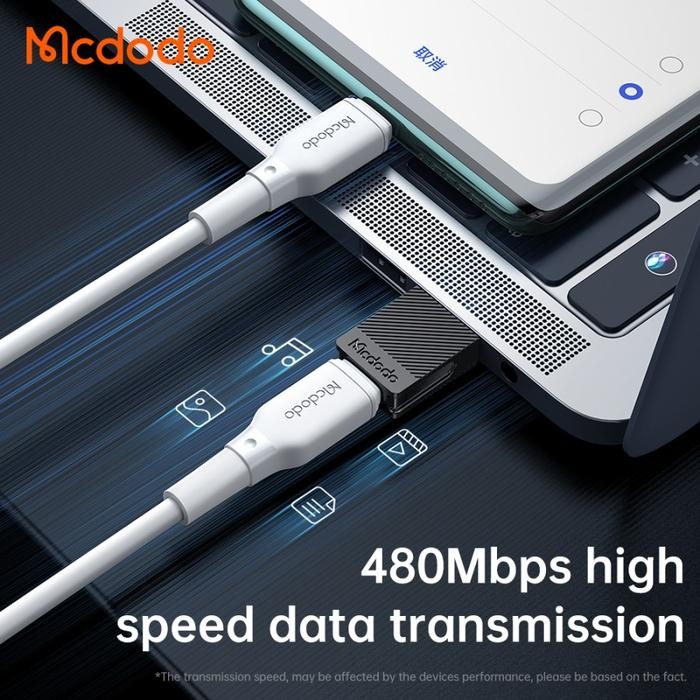 MCDODO Converter Charger OTG Adaptor USB To Type C Charging Audio Call For Huawei Samsung Realme Op