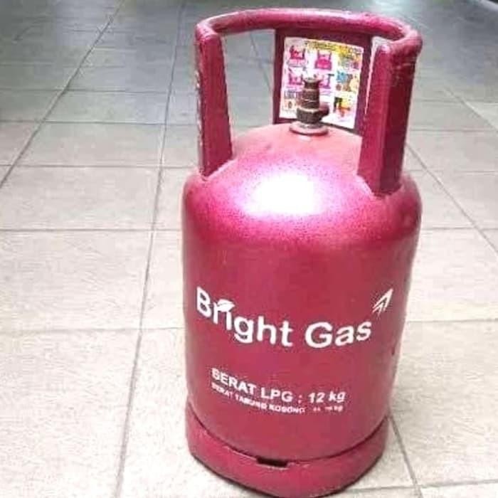 TABUNG BRIGHT GAS 12 KG ( ISI & KOSONG ) ASLI PERTAMINA - ISI
