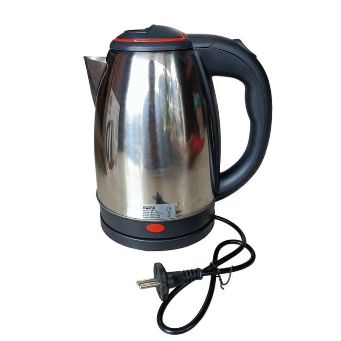 Teko Listrik Kettle Listrik Pemanas Air Ketel Ceret Air Panas Stainless Masak Air Low Watt