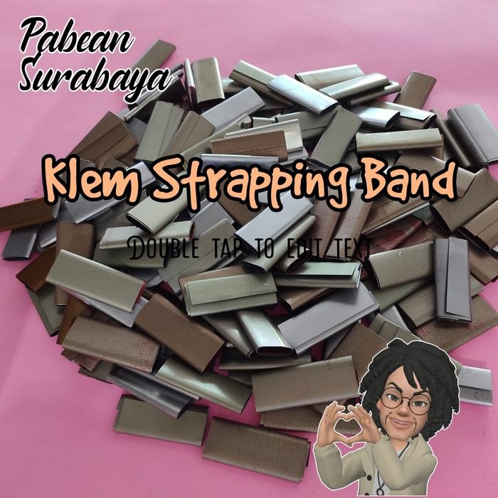 Klem strapping band / klem seng lipat tali strapping / kempyeng / klem *