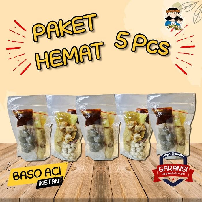

paket hemat baso aci 5 pcs New