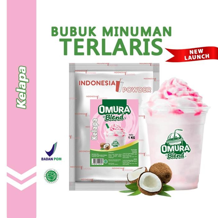 

PREMIUM OMURA Blend Bubuk Minuman Premium Rasa Es Doger / Kelapa Powder Drink 1 Kg Omura Powder