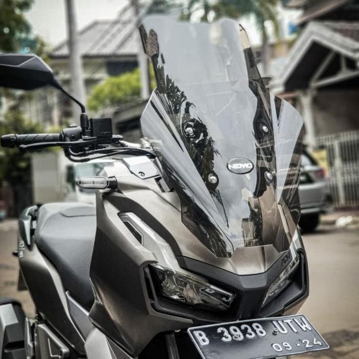 PREMIUM WINDSHIELD VISOR HONDA ADV PLUS BREKET NEMO / VISOR PLUS BRACKET ADV