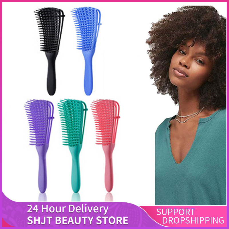 Hair Comb Detangling Brush Scalp Massage Hair Brush Detangler Brush For Curly Hair Thick Hair