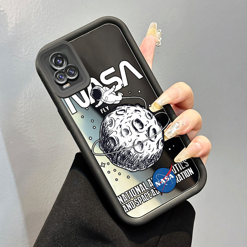 Casing Hp untuk VIVO V20 VIVO V20 Pro Case Casing pola Astronot Kesing HP Softcase Silikon lunak Kas