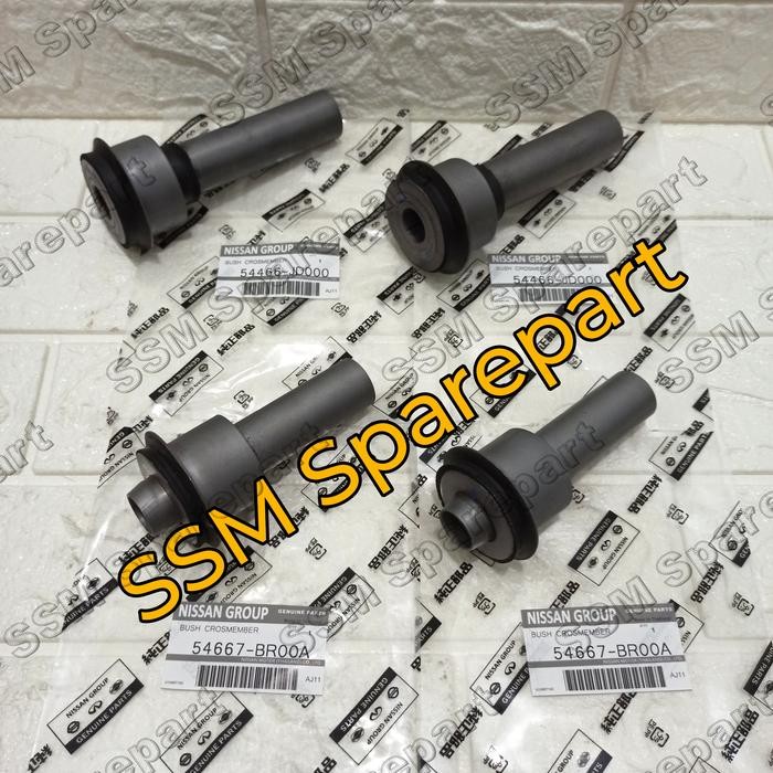 BUSHING CROSS MEMBER PANJANG PENDEK XTRAIL T31 TH 2008-2013 ORI 4PC